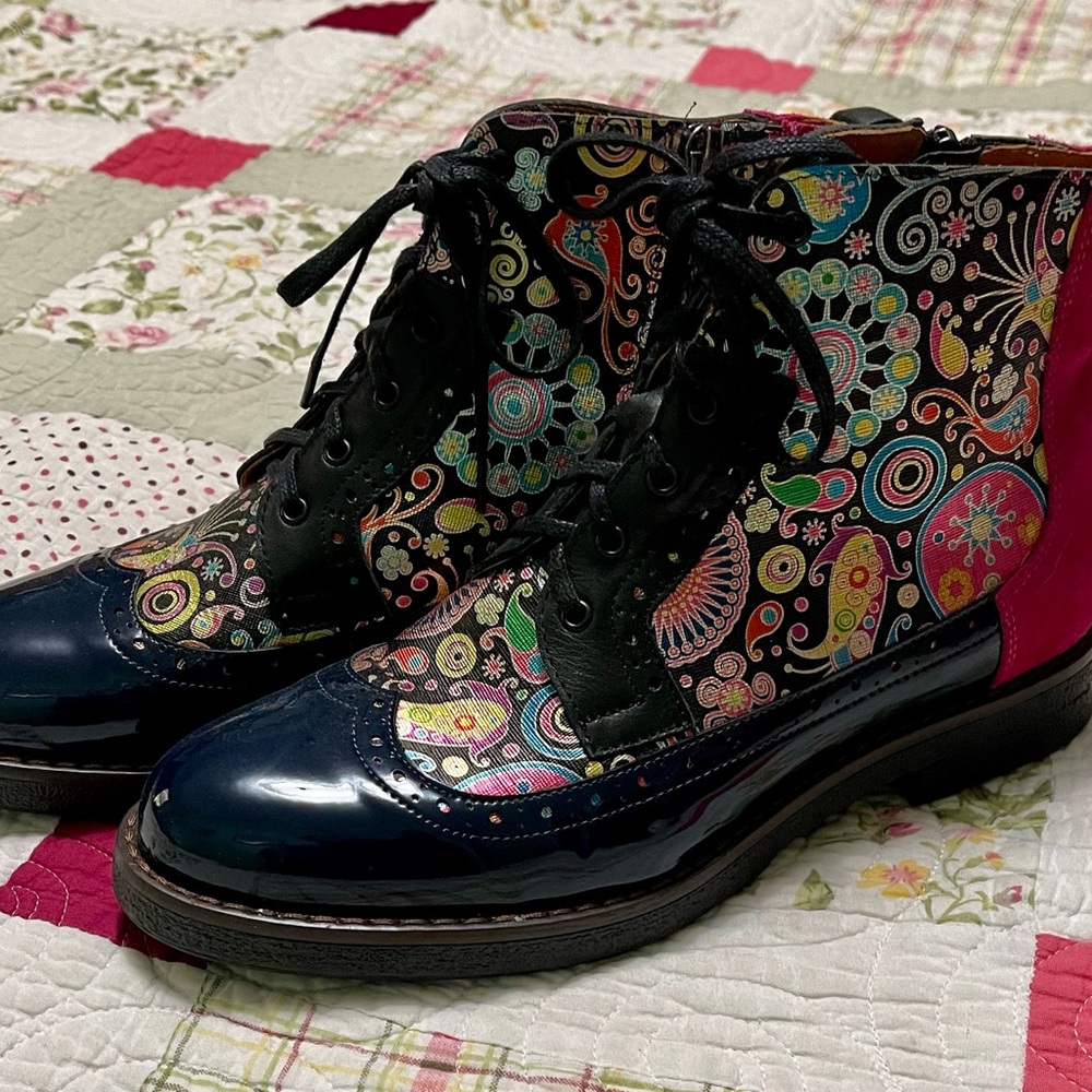 Embassy London Hatter boots Vibrant Multicolor Women's Ankle Boots